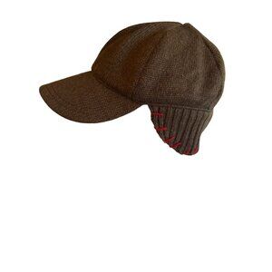 Gap Kids Brown Knit Aviator Cap L/XL Acrylic & Polyester